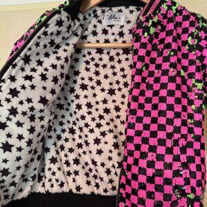 Lola and the Boys Skater Princess Checkered Jacket